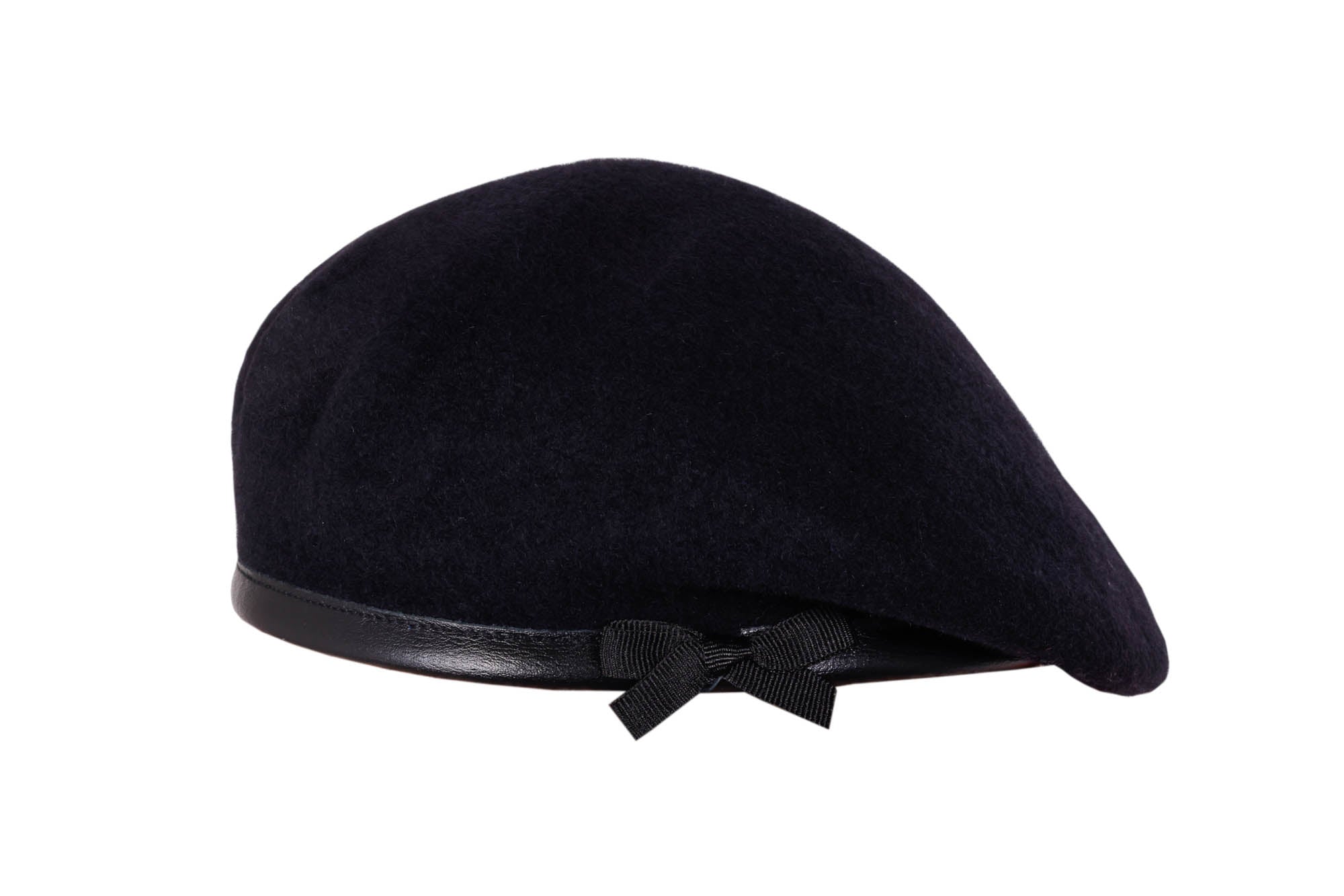 Small Crown Navy Beret