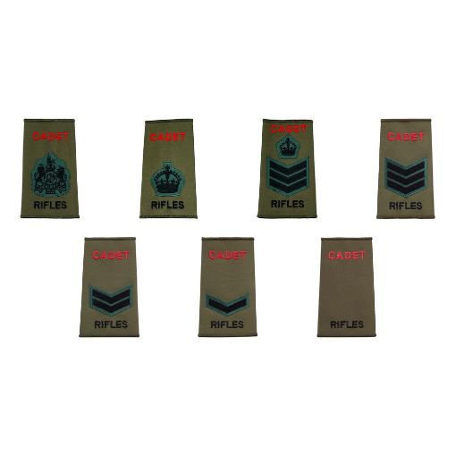Picture of The Rifles Cadet Rank Slides