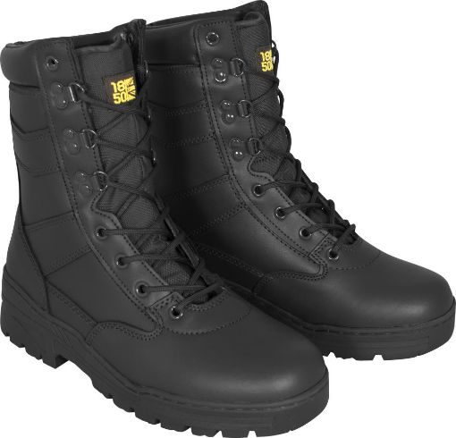 Picture of Full Black Leather Patrol Boot for Cadets