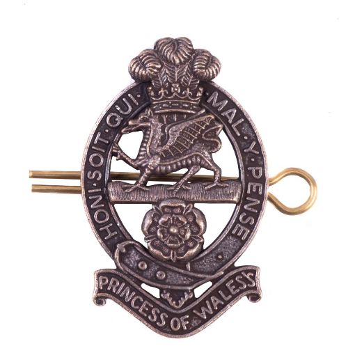 Picture of The PWRR Cap Badge - Beret and No 2 Dress - Shank & Pin - Bronze