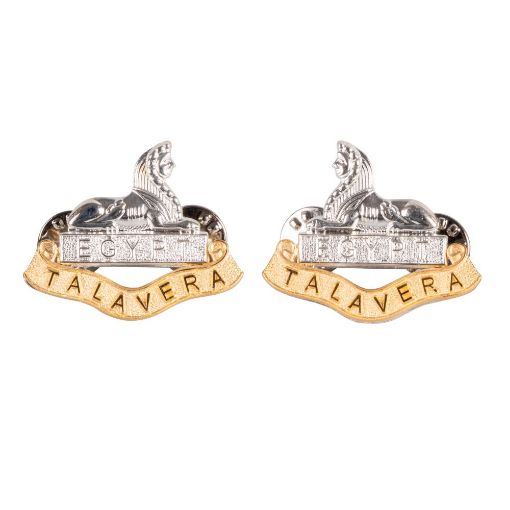 Picture of Royal Anglian Collar Badges - 2nd Bn - Pair