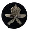 Picture of Royal Gurkha Rifles Beehive Boss for Officers' Forage Cap - Tudor Crown