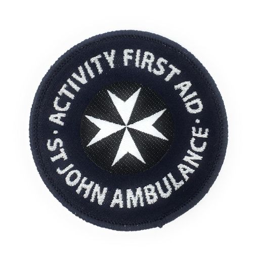 Picture of Air Cadets Youth First Aid -  Silver  Badge - Merrow Border - Paper Backing