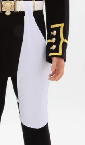 Picture of Side Drum Apron, White Cotton