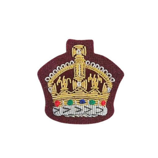 Picture of Mess Dress Crowns - Staff Sergeant - ME307 Medical Maroon Ground - Tudor Crown