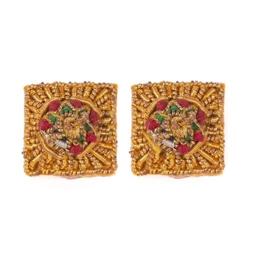 Picture of Embroidered Rank Stars - Gold - 3/8 inch - Pair