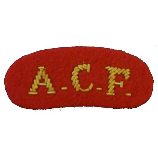 Picture of ACF Mess Dress Title - Gold on Red - Pairs  
