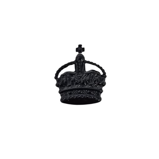 Picture of Metal Crown 5/8" - Black - Spike & Clutch Fitting - Pair - Tudor Crown