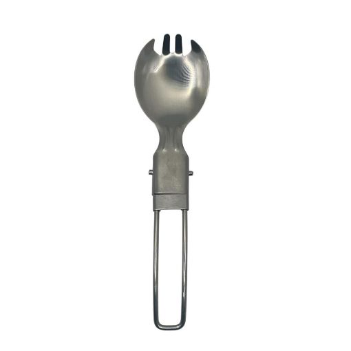 Picture of 1850 Folding Spork - Stainless Steel -Fork and Spoon in 1