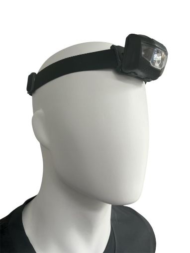Picture of Head Torch - 1850 - Black - White & Red LED Modes.