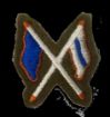 Picture of Trade Badge - Signaller (X Flags) - Cadet Size (37mm x 30mm)