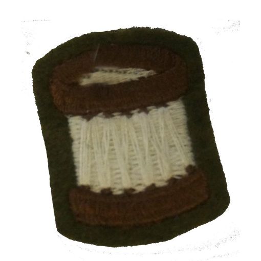 Picture of Cadet PCS - Qualification Badge - Drummers - Brown - 35mm