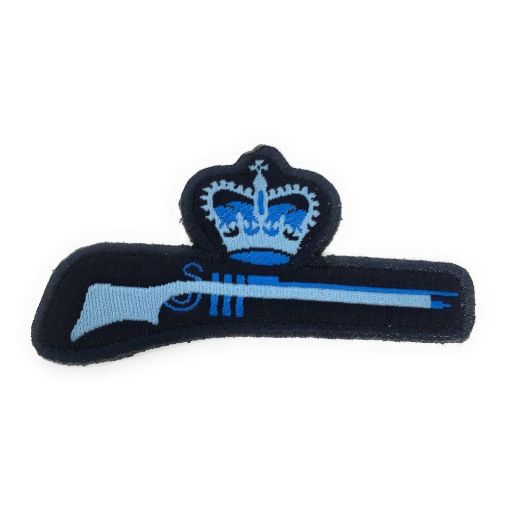 Picture of Air Cadet Advanced Marksman Badges - Air Rifle - Blue Badge