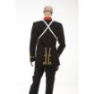 Picture of White Gloss PVC Bass drum apron, nickle fittings