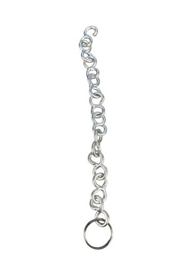 Picture of Bugle Chain & Link-Soldered -  approximately 17cm - Finished in Silver Plate (single)